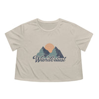 Wanderlust Crop Tee