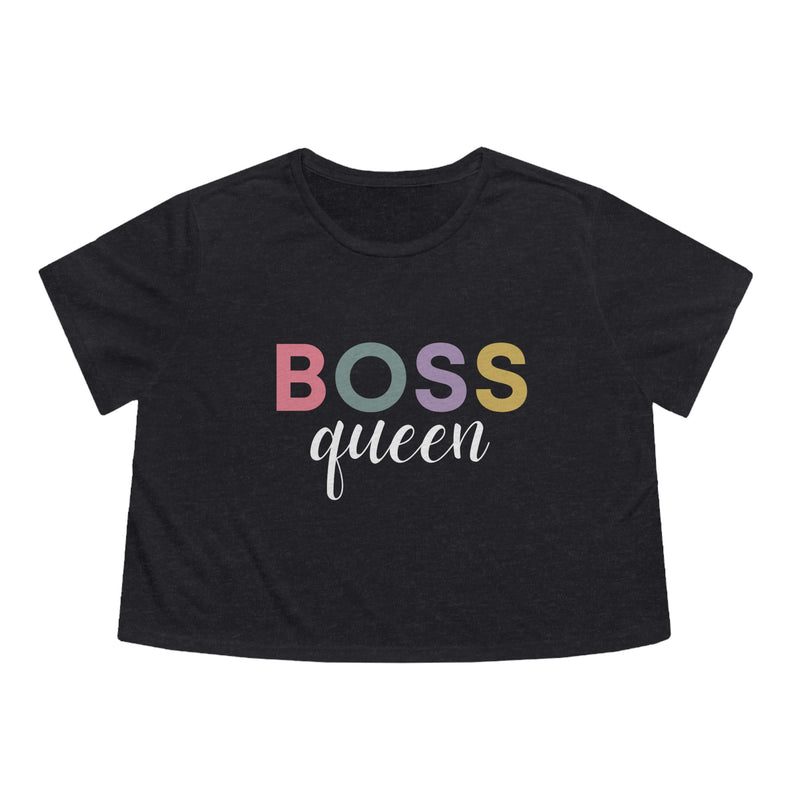 Boss Queen Womens Crop Tee