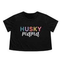 Husky Mama Womens Crop Tee