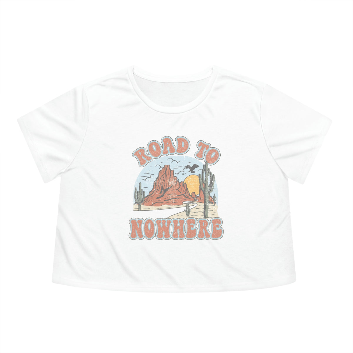 Road To Nowhere Crop Tee