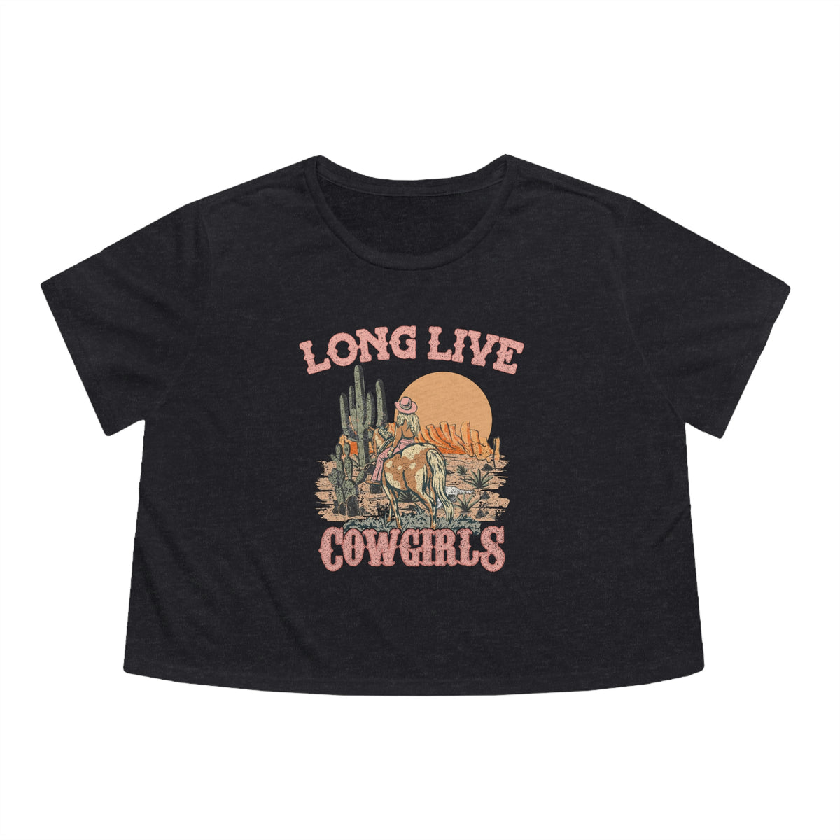 Long Live Cowgirls Crop Tee