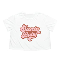 Santa Baby Crop Tee