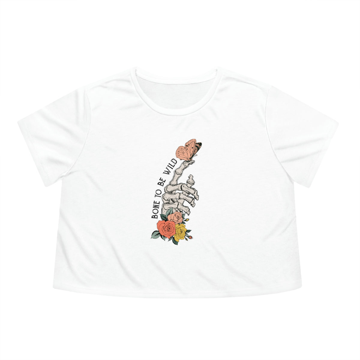 Bone To Be Wild Crop Tee