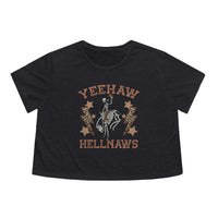 Yeehaw Hellnaws Womens Crop Tee