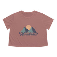 Wanderlust Crop Tee