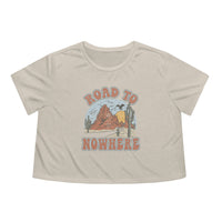 Road To Nowhere Womens Crop Tee