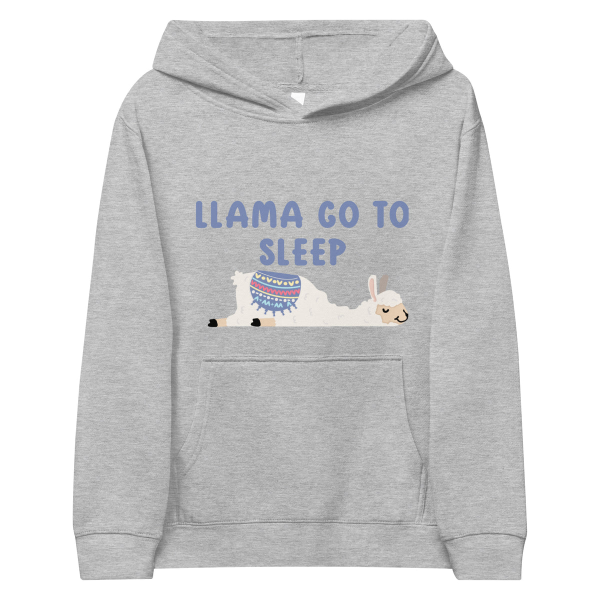 Llama Go To Sleep Kids Hoodie
