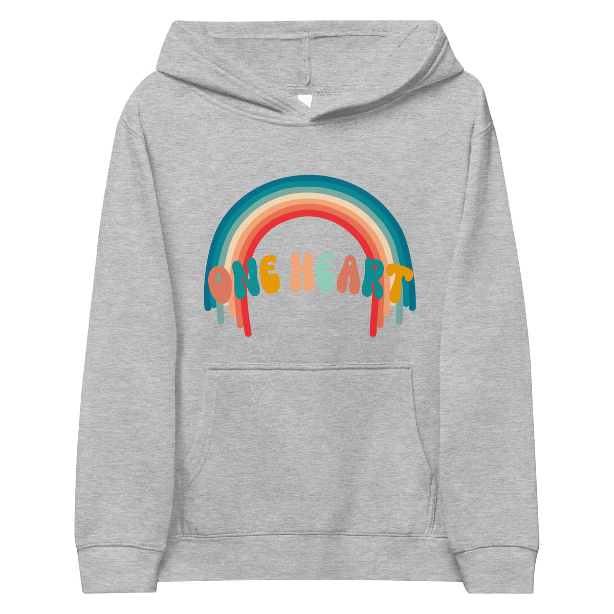 One Heart I Kids Hoodie