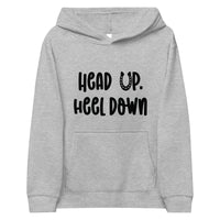 Head Up Heel Down Kids Hoodie