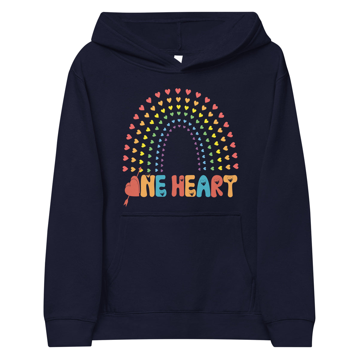 One Heart II Kids Hoodie