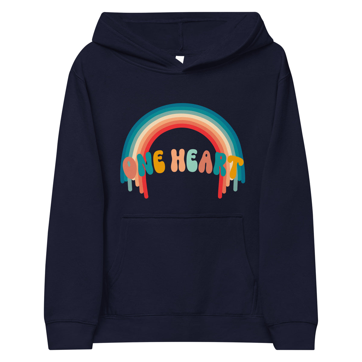 One Heart I Kids Hoodie