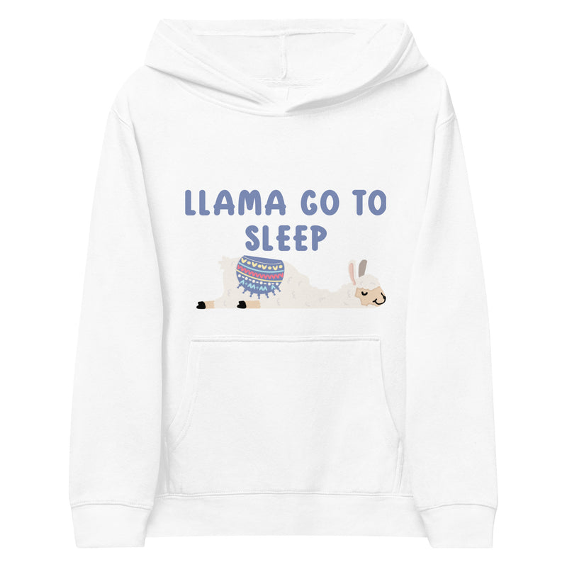 Llama Go To Sleep Kids Hoodie
