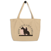 Ride Wild Live Free Horse Eco Tote