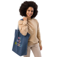 Me Moi Myself Denim Tote