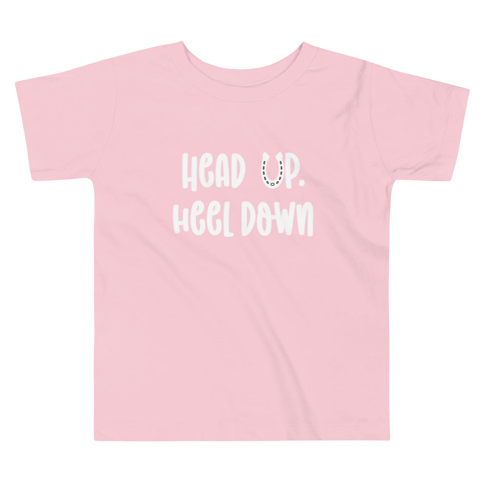 Head Up Heel Down Toddler Tee