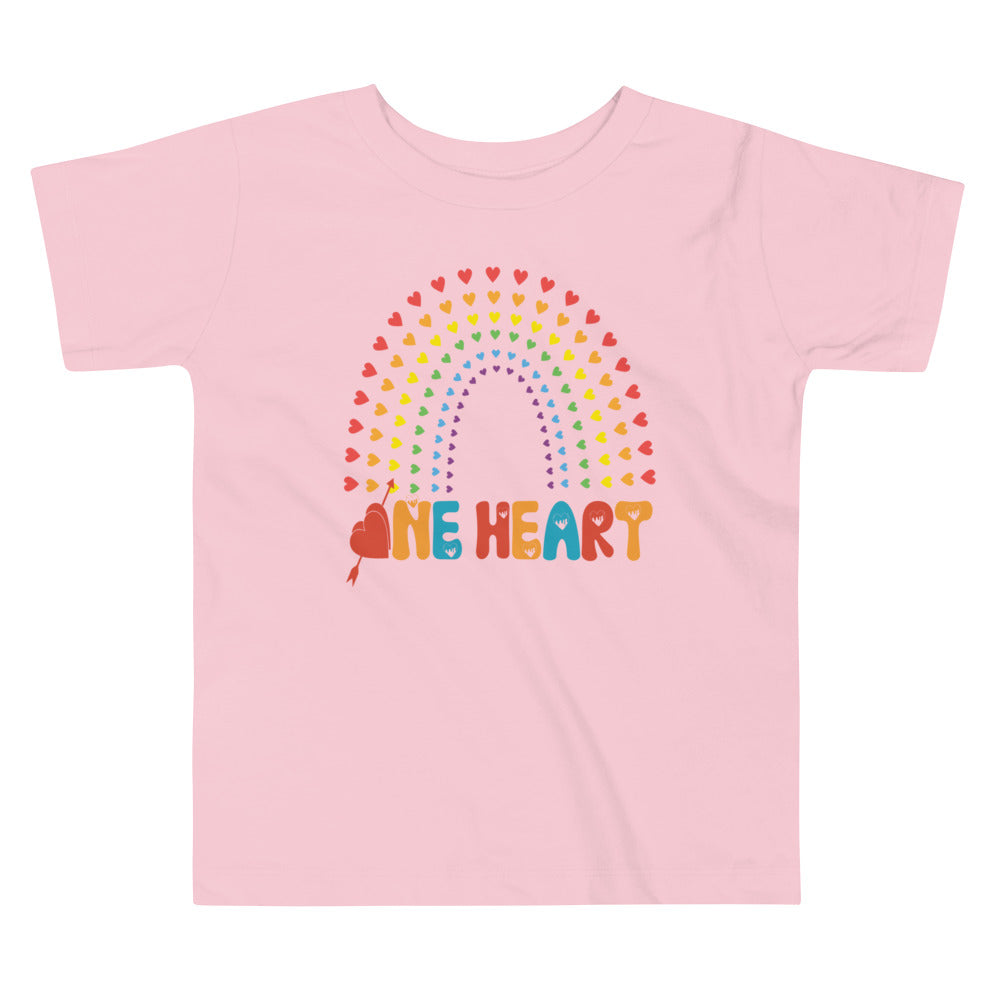 One Heart Toddler Tee