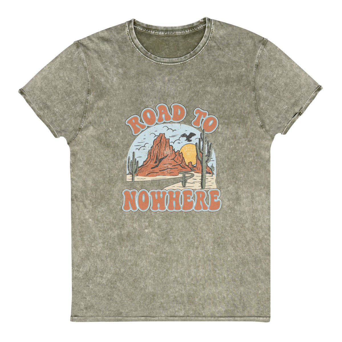 Road To Nowhere Mineral Wash Tee