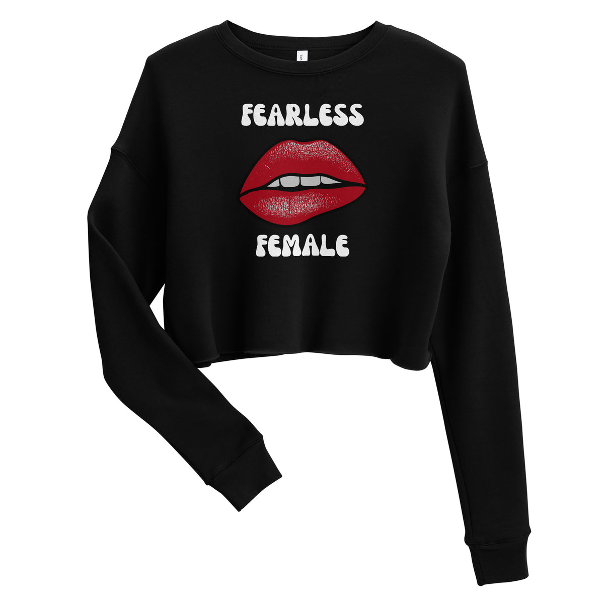 Fearless Female Crop Sweatshirt