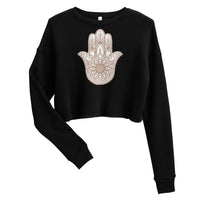 Mehndi Crop Sweatshirt