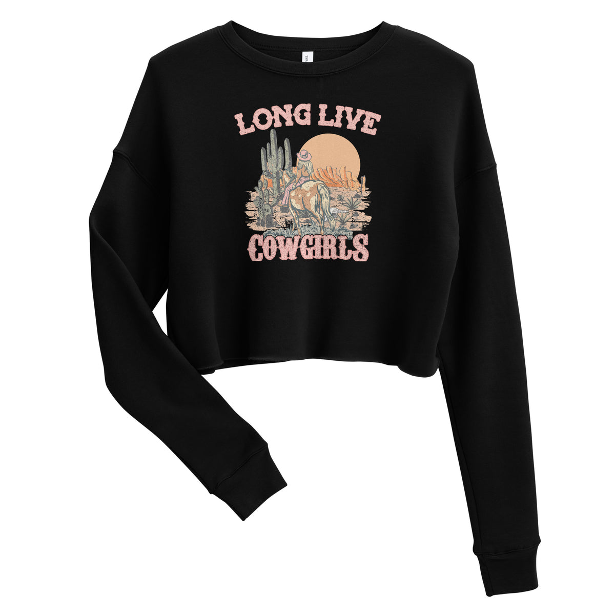 Long Live Cowgirls Crop Sweatshirt