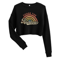 Chase The Rainbow Crop Sweatshirt