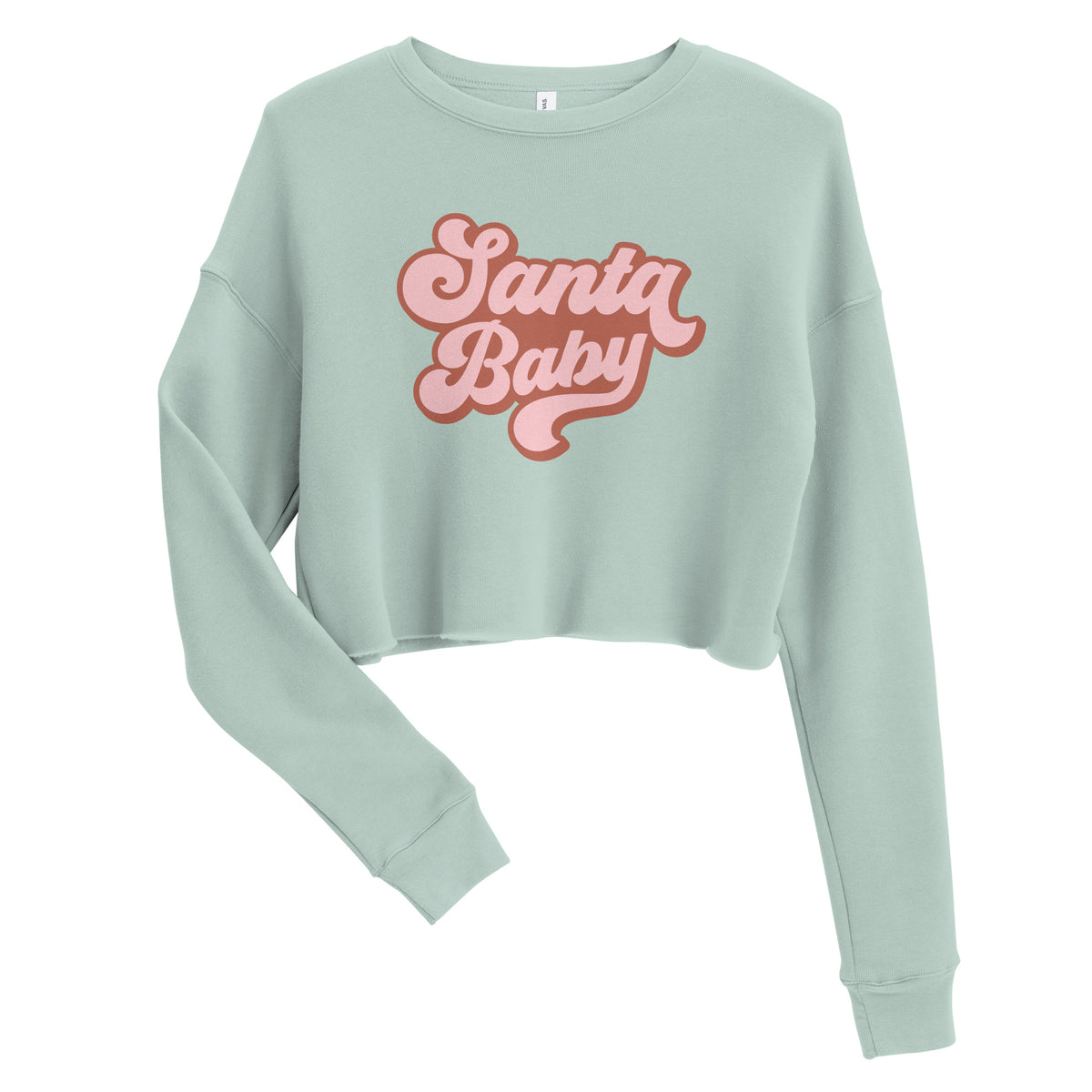 Santa Baby Crop Sweatshirt