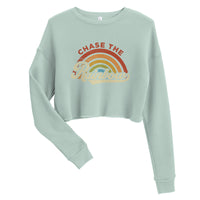 Chase The Rainbow Crop Sweatshirt