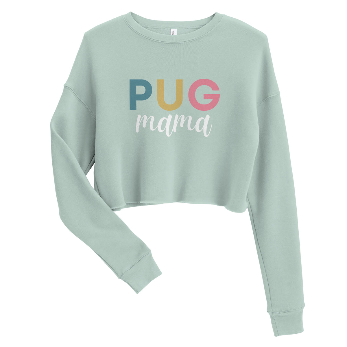 Pug Mama Crop Sweatshirt