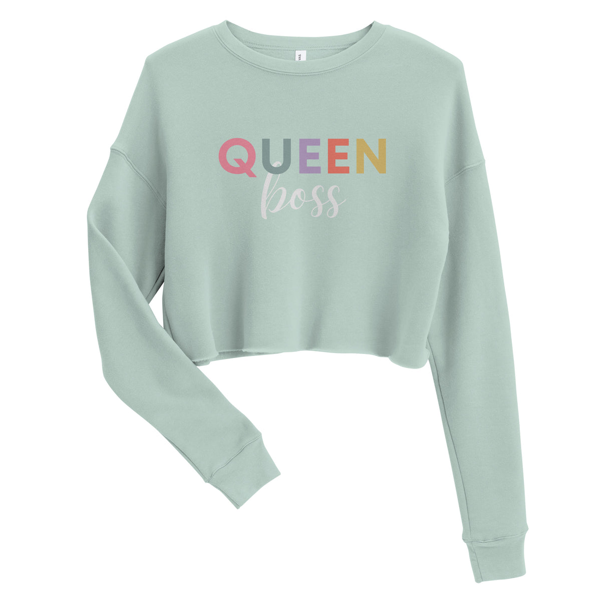 Queen Boss Crop Sweatshirt