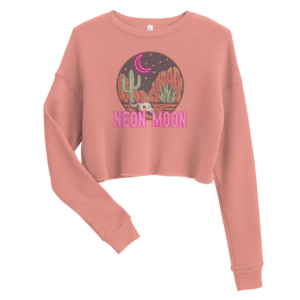 Neon Moon Crop Sweatshirt