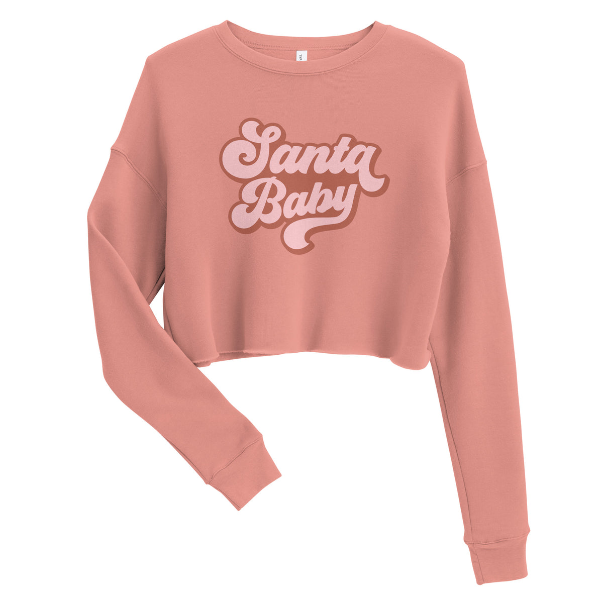 Santa Baby Crop Sweatshirt