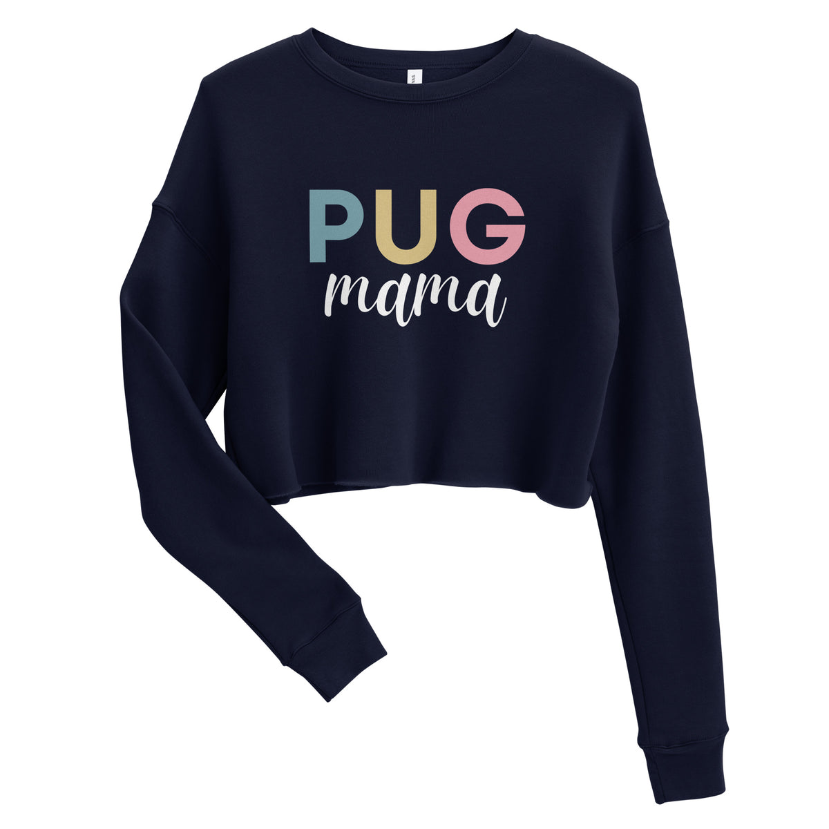 Pug Mama Crop Sweatshirt