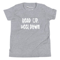 Head Up Heel Down Kids Tee